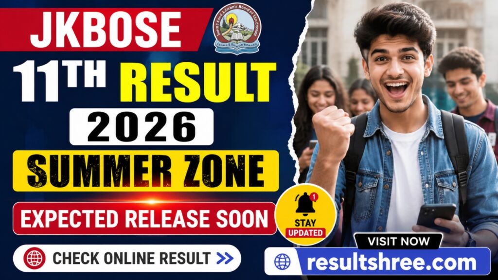 JKBOSE 11th Result 2026 Summer Zone Expected Release Soon Check Online Result