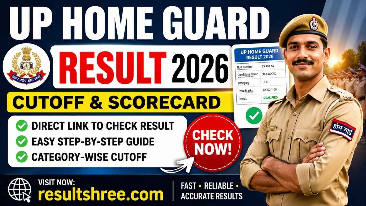 UP Home Guard Result 2026 Cutoff & Scorecard – Direct Link to Check Result Online (Easy Step-by-Step Guide)