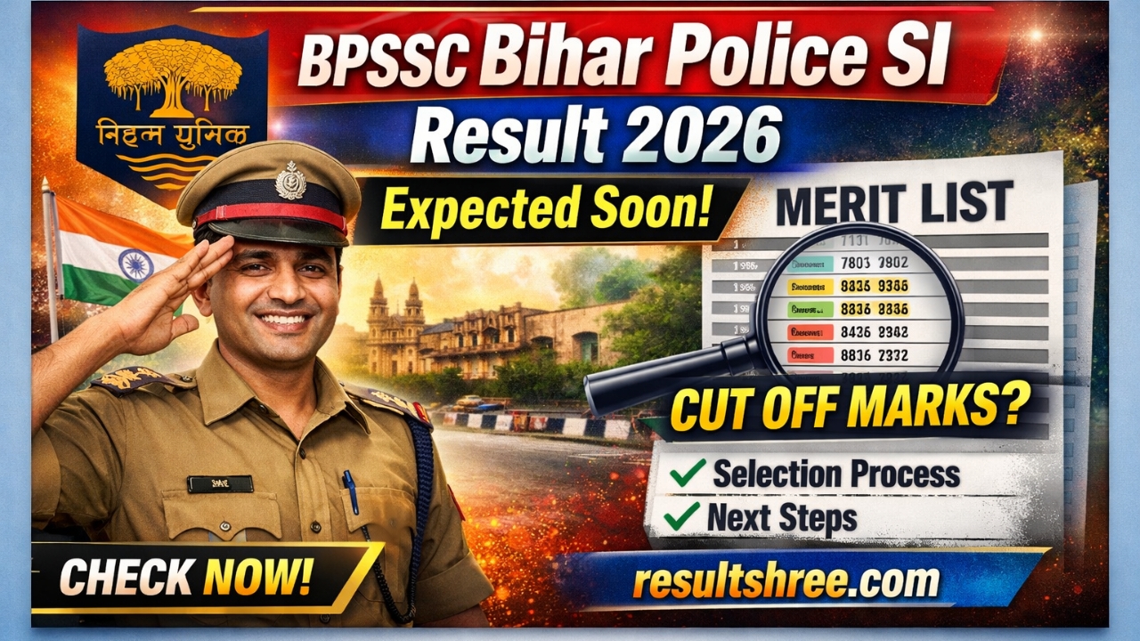 BPSSC Bihar Police SI Result 2026 Expected Soon – Check Prelims Merit List, Expected Cut Off Marks, Selection Process & Next Important Steps After Result Declaration