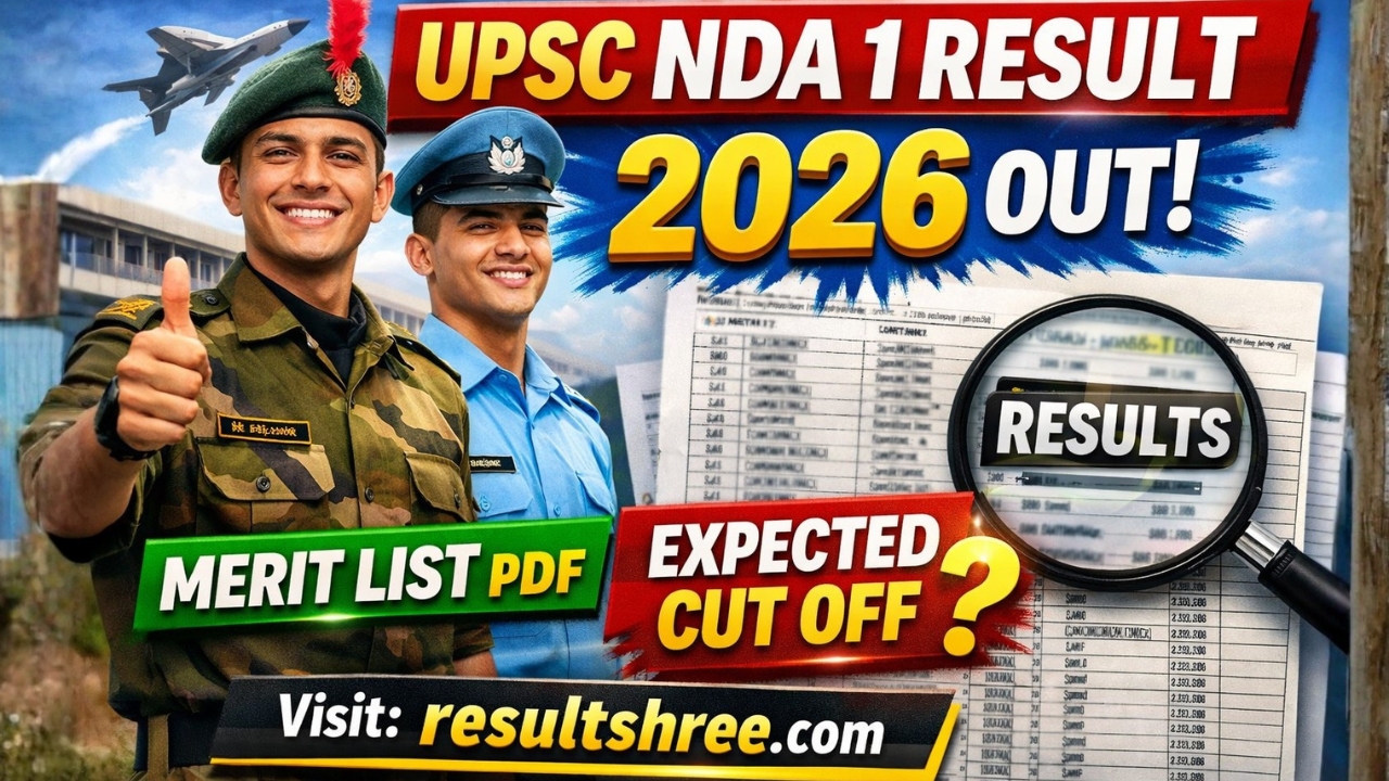 UPSC NDA 1 Result 2026 Released at upsc.gov.in, Merit List PDF and Expected Cut Off Details