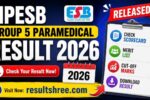 MPESB Group 5 Paramedical Result 2026 Released: Check Scorecard, Merit List, Cut-Off Marks & Download Result at esb.mp.gov.in
